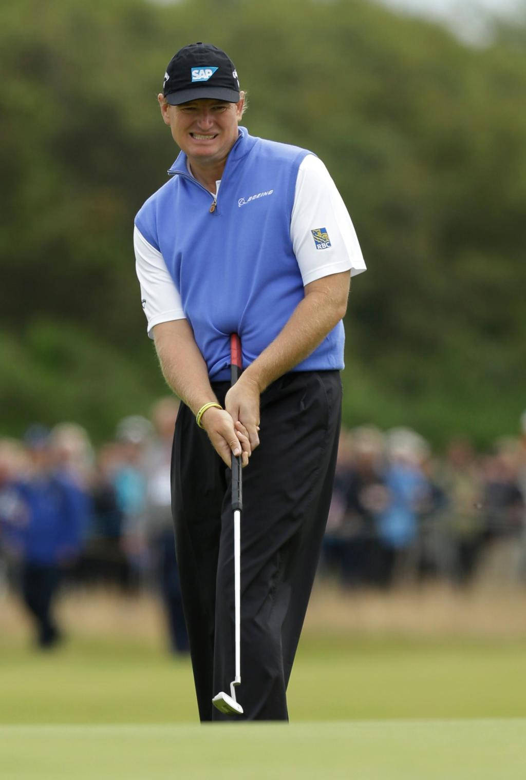 Ernie Els Golf Putt Wallpaper