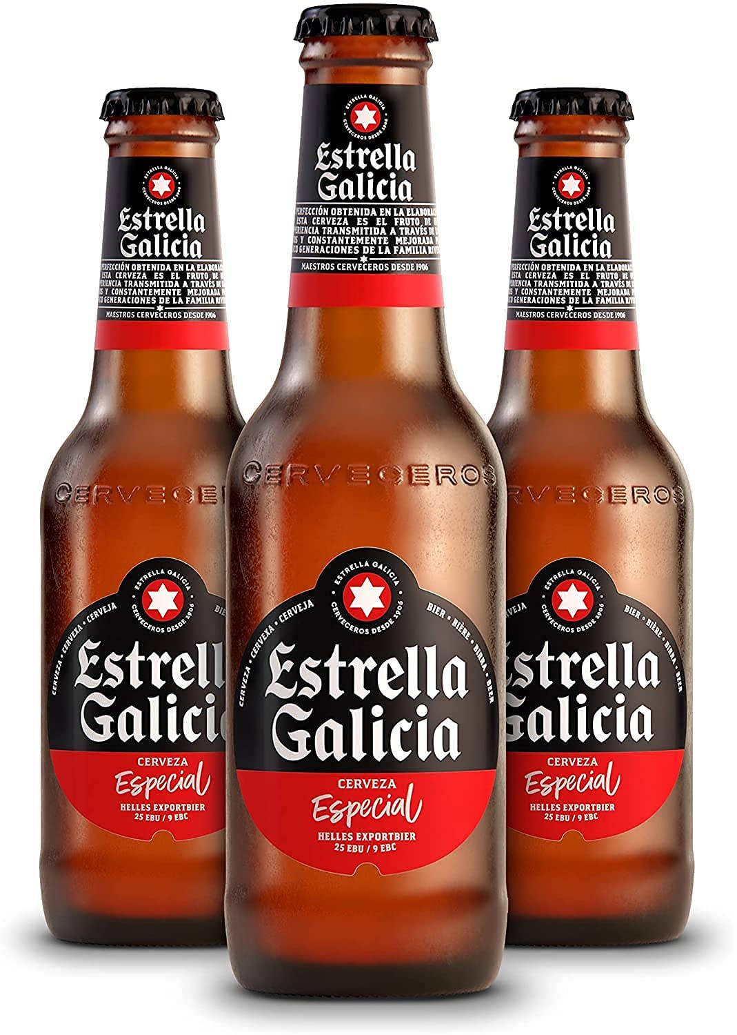 Estrella Galicia Cerveza Especial Bottles Wallpaper