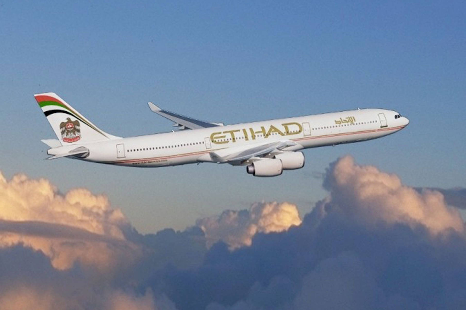 Etihad Airways Flying Plane Wallpaper