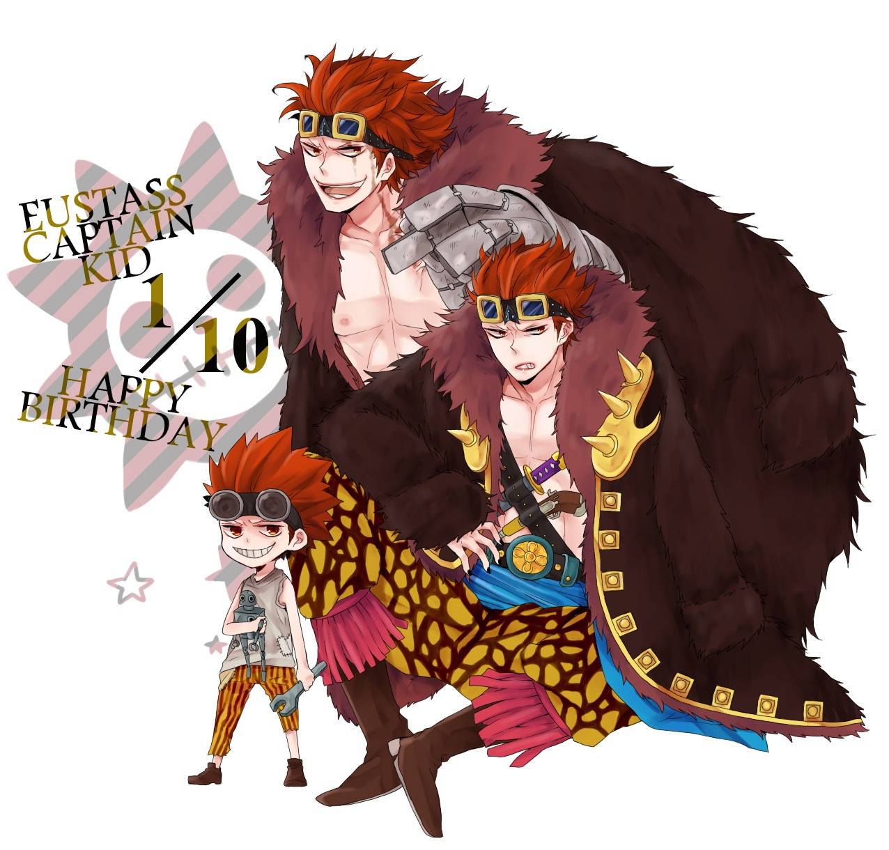 Eustass Kid Happy Birthday Wallpaper