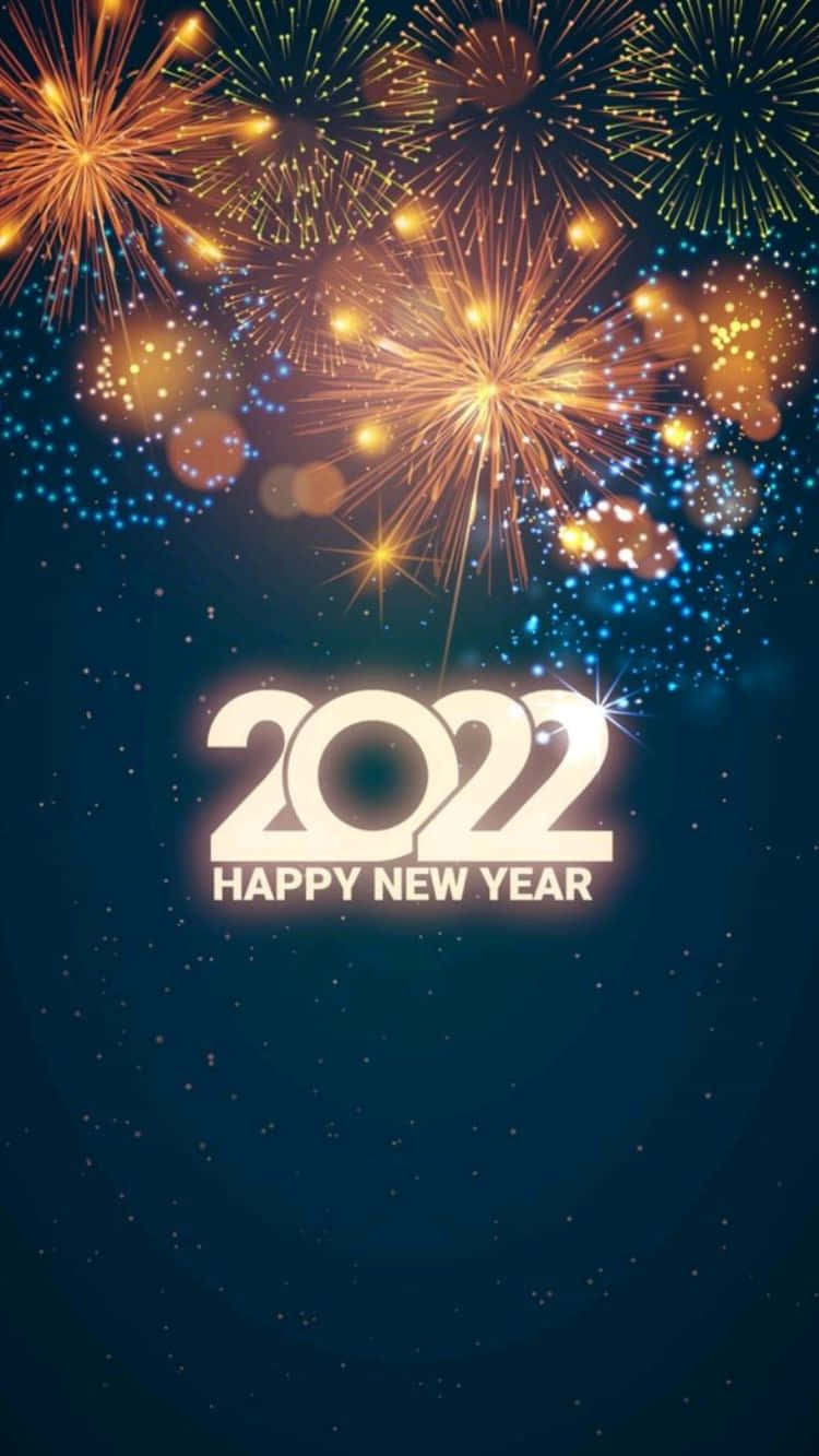 Evening Fireworks New Year 2022 Wallpaper