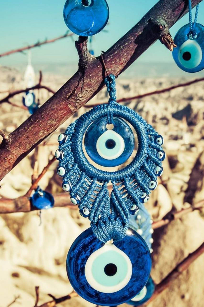 Evil Eye Hanging Charm Wallpaper