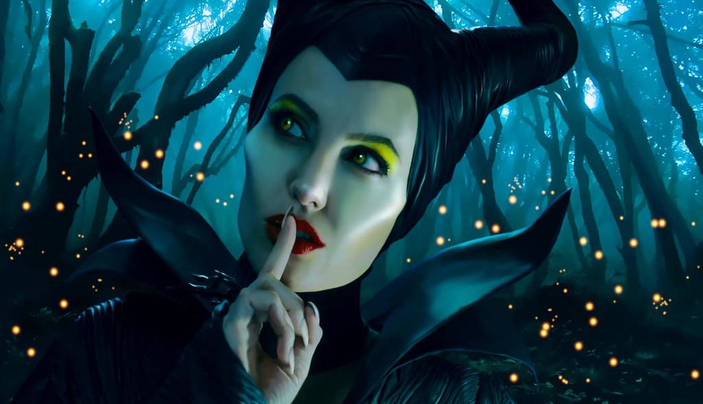 Evil Fairy Maleficent Shushing Wallpaper