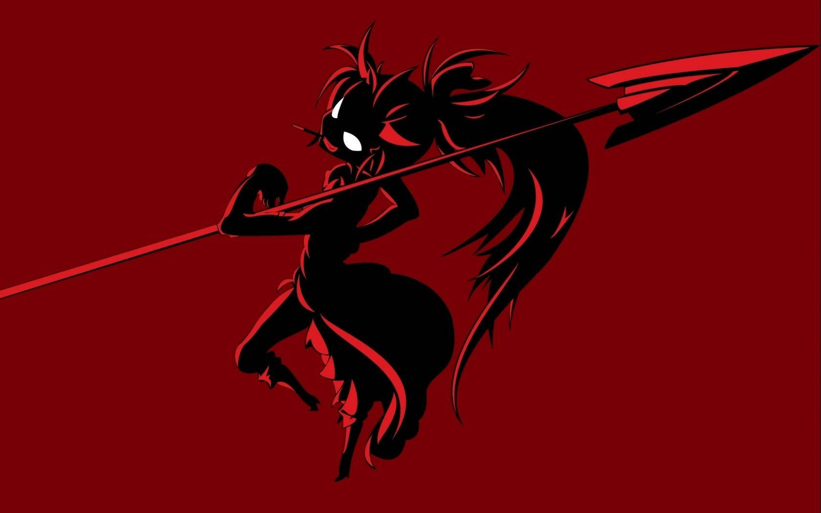 Evil Woman Warrior Spear Wallpaper