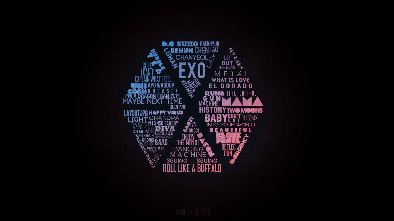 Exo Logo Kpop Wallpaper