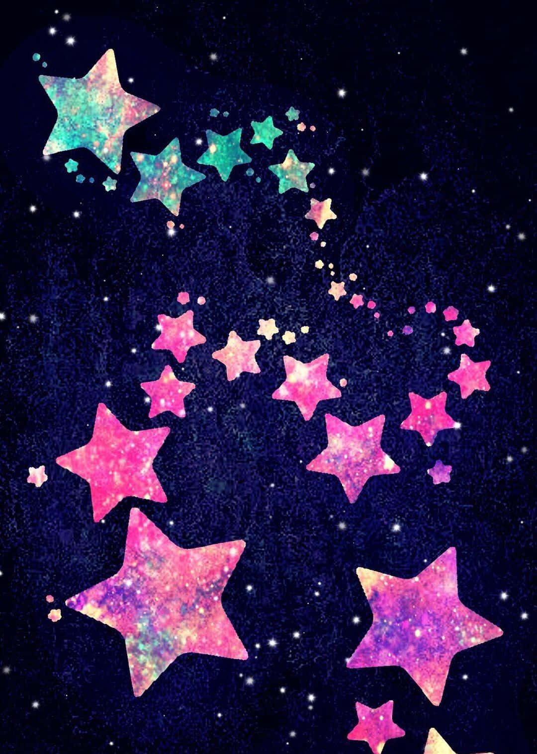 Explore The Infinite Beauty Of Glitter Galaxy Wallpaper