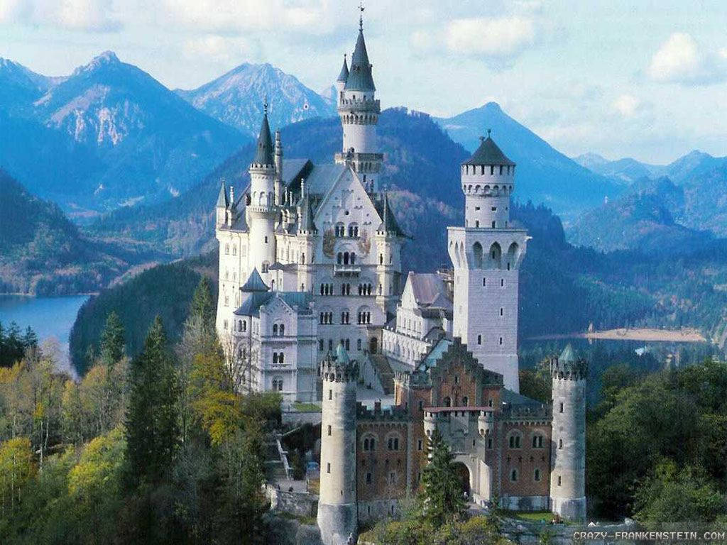 Explore The Majestic Neuschwanstein Castle In Bavaria, Germany Wallpaper