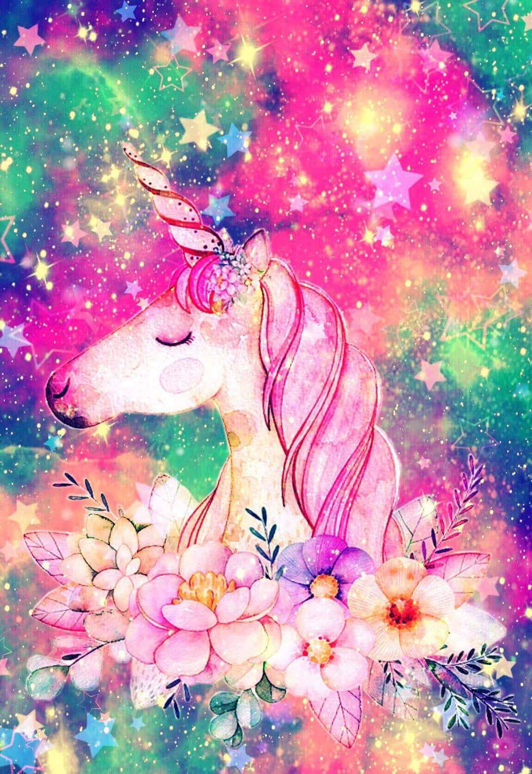 Explore The Stunning Beauty Of The Glitter Galaxy Wallpaper