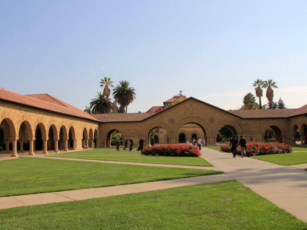 Exquisite Stanford University Garden Wallpaper