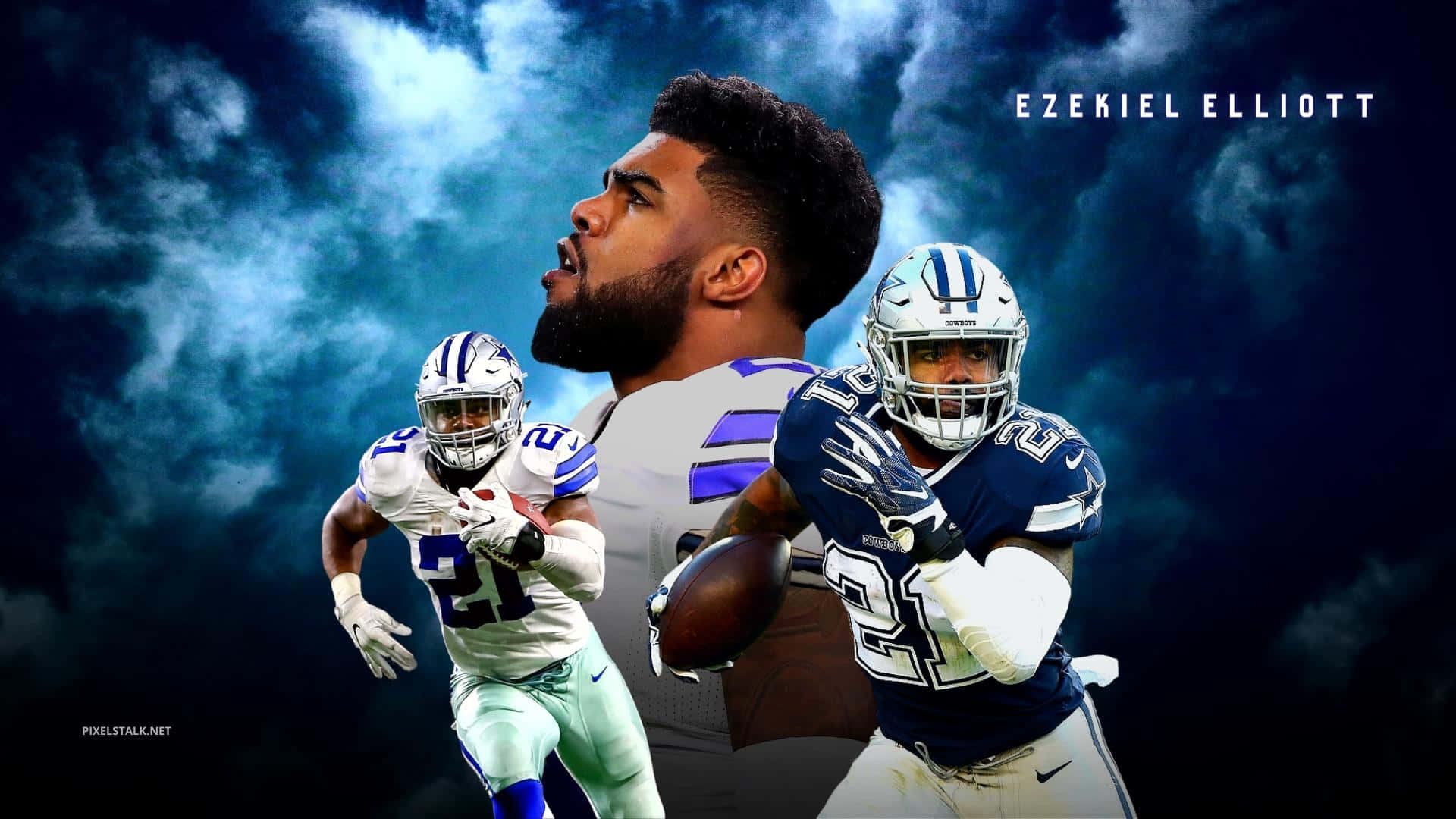 Ezekiel Elliott, Nfl Running Back Wallpaper