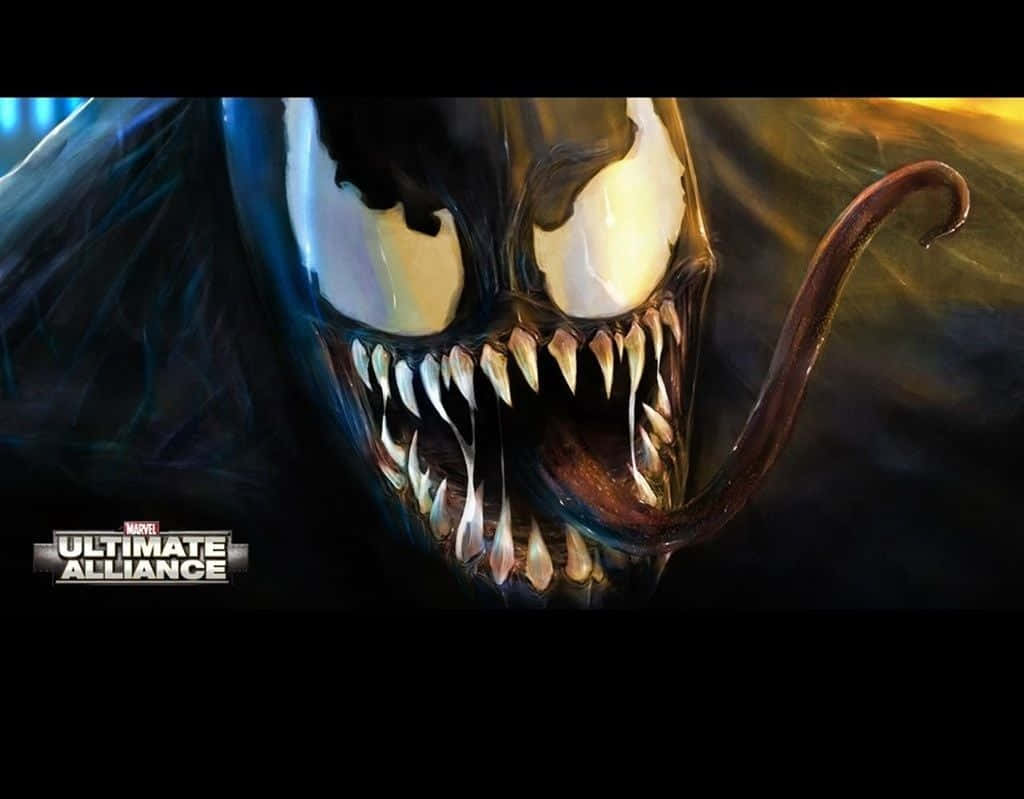 “face Your Fears With Black Venom” Wallpaper