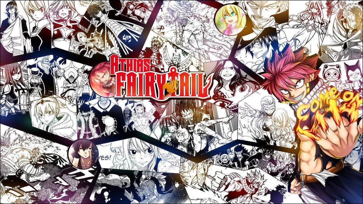 Fairy Tail Comic Art Wallpaper