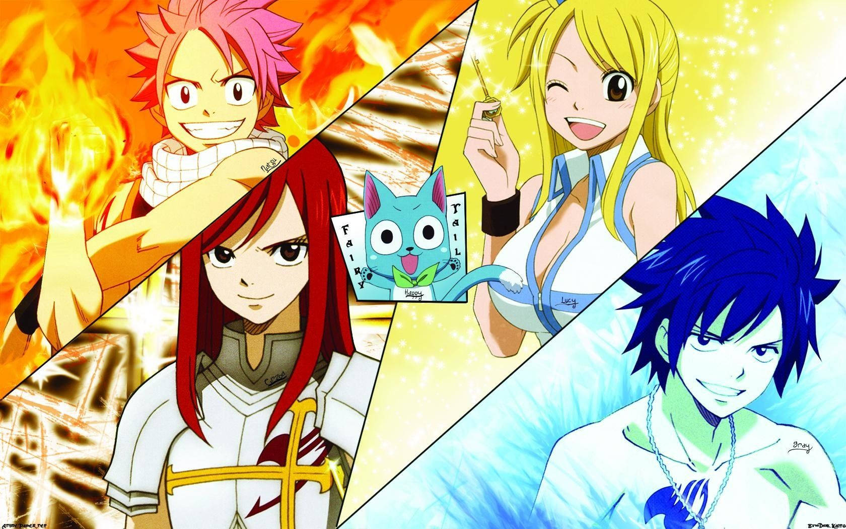 Fairy Tail Main Characters Wallpaper
