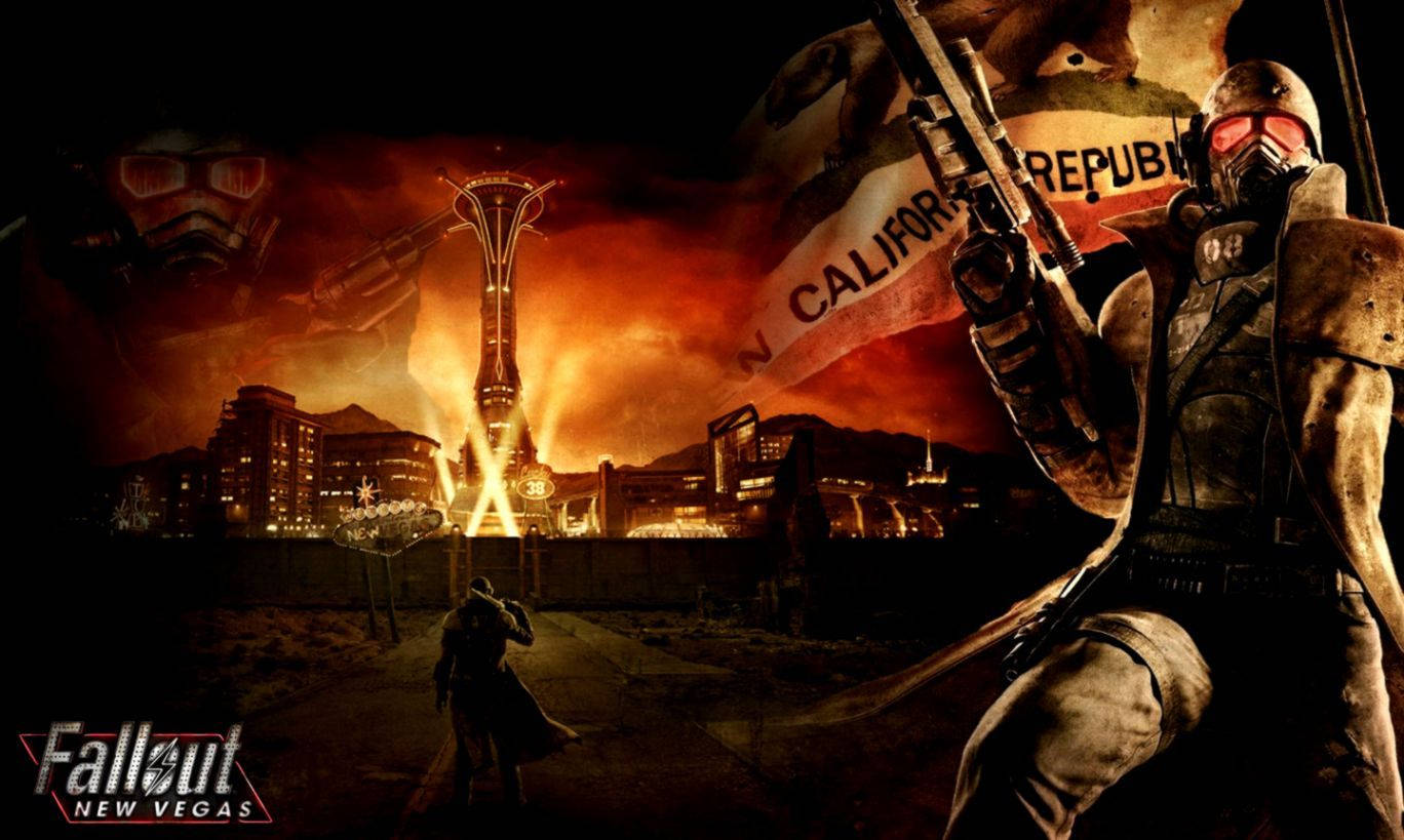 Fallout New Vegas Bright City Wallpaper