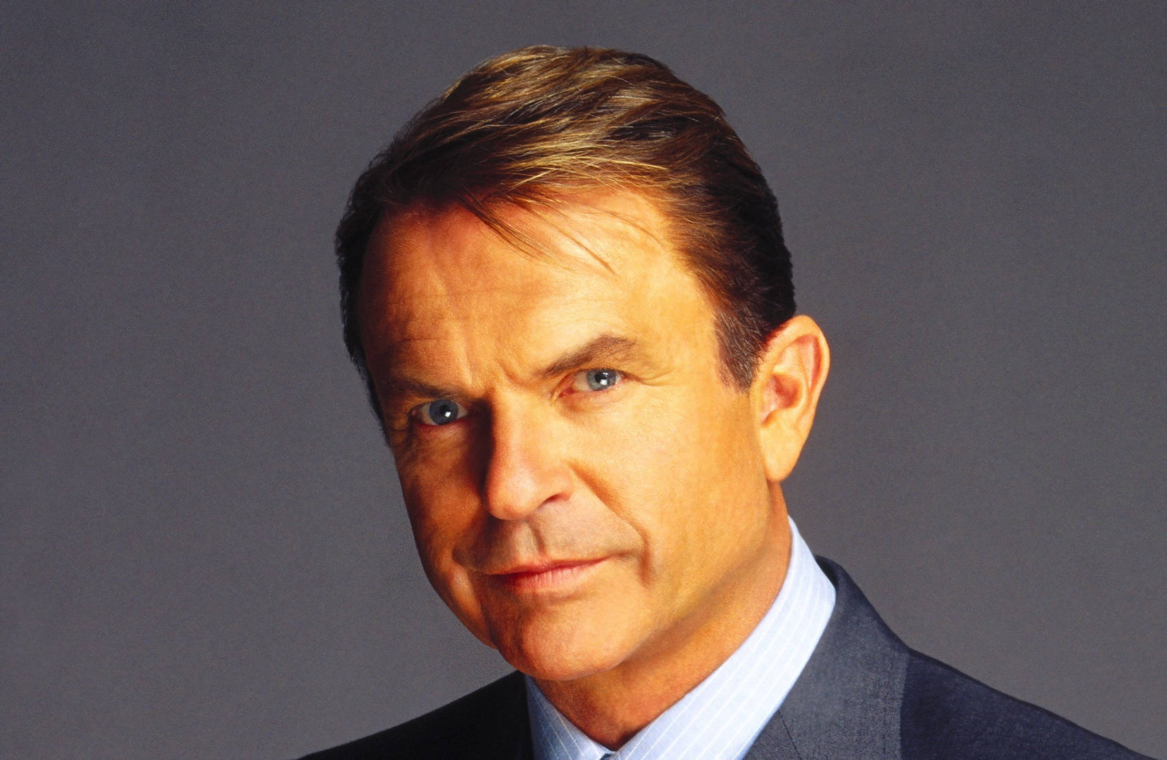 Famous New Zealand Actor Sam Neill Portrait Wallpaper