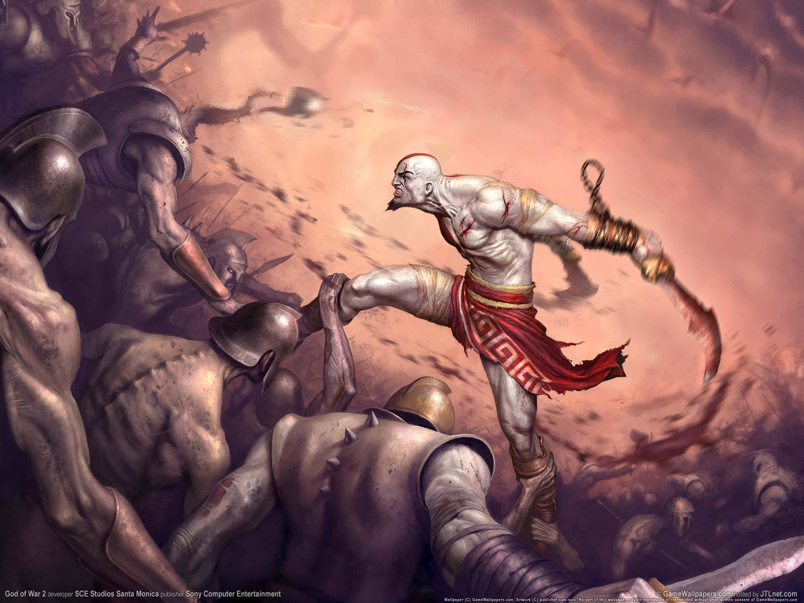 Fan Art Kratos God Of War Wallpaper