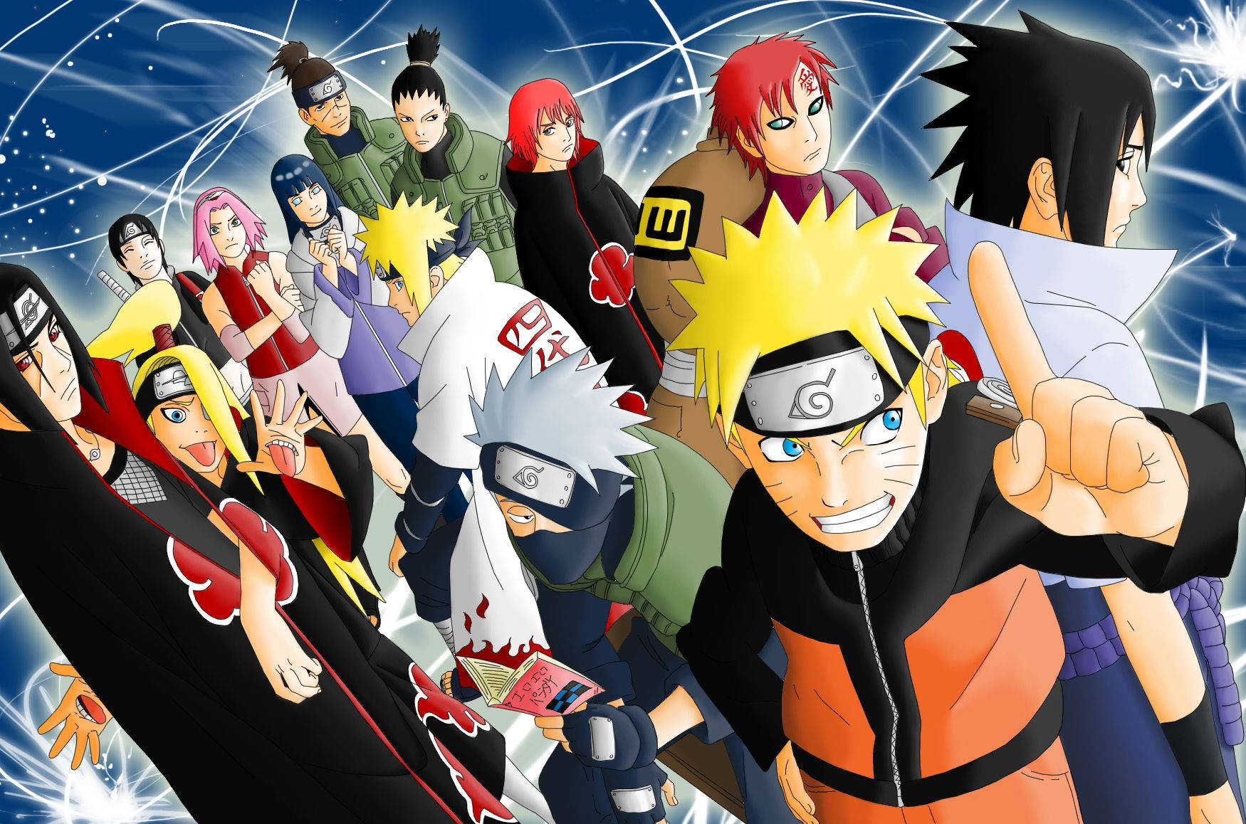 Fan Art Ninjas Of Naruto Shippuden Wallpaper