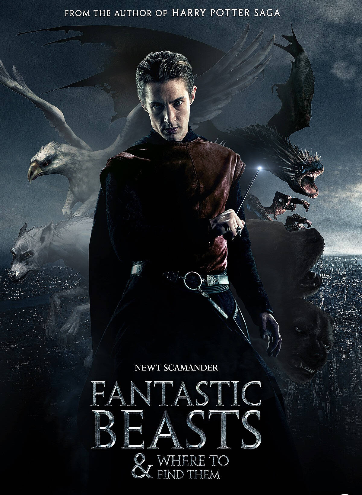 Fantastic Beasts And Where To Find Them Fanart Poster Wallpaper