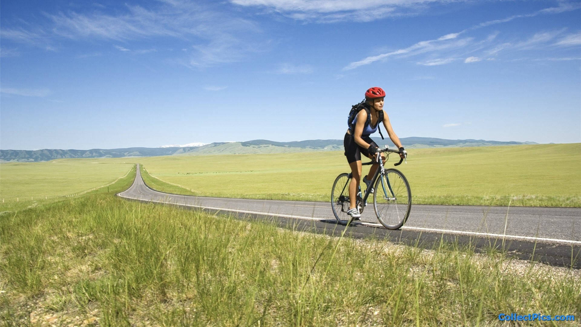 Farm Land Trail Road Bike Wallpaper