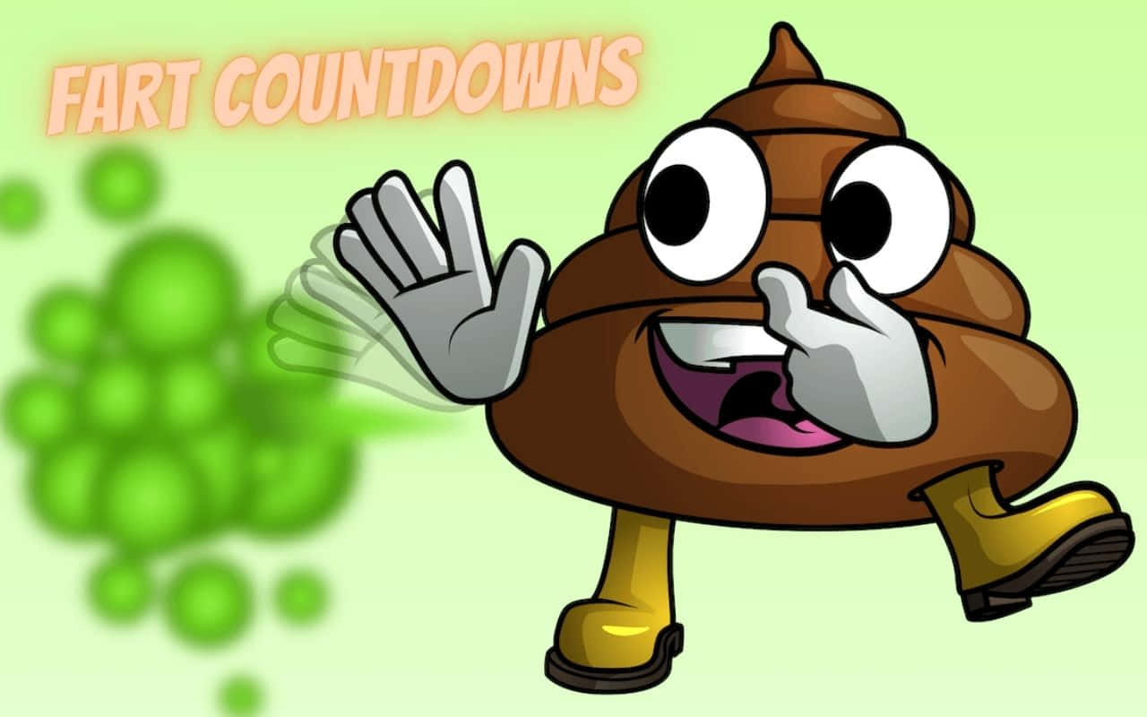 Fart Countdowns Cartoon Character Wallpaper