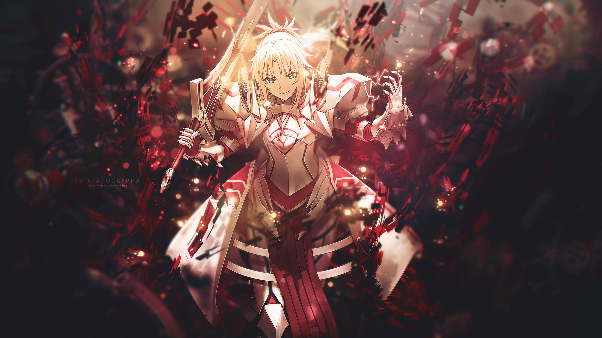 Fate Saber Of Red Wallpaper
