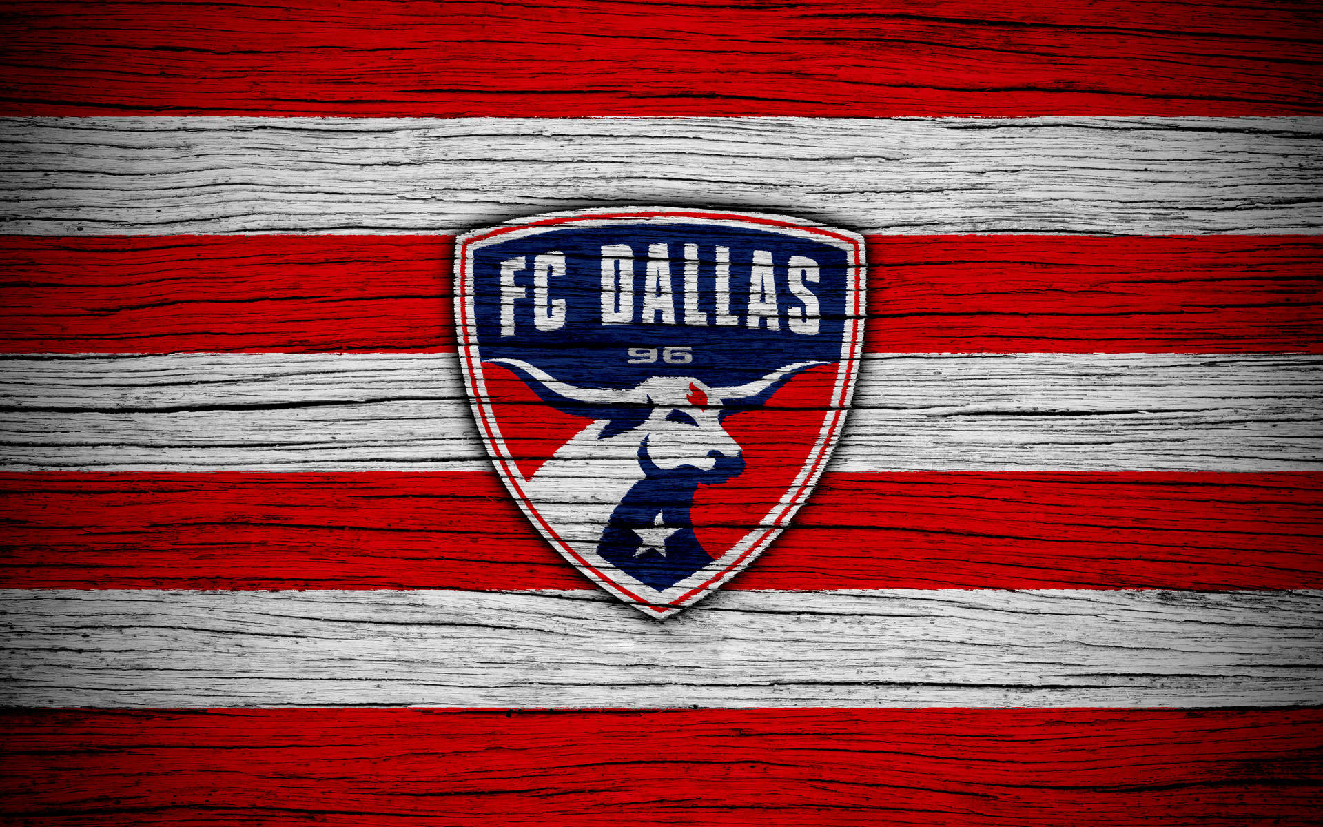 Fc Dallas Logo Stripes Wallpaper | WallpapersOK