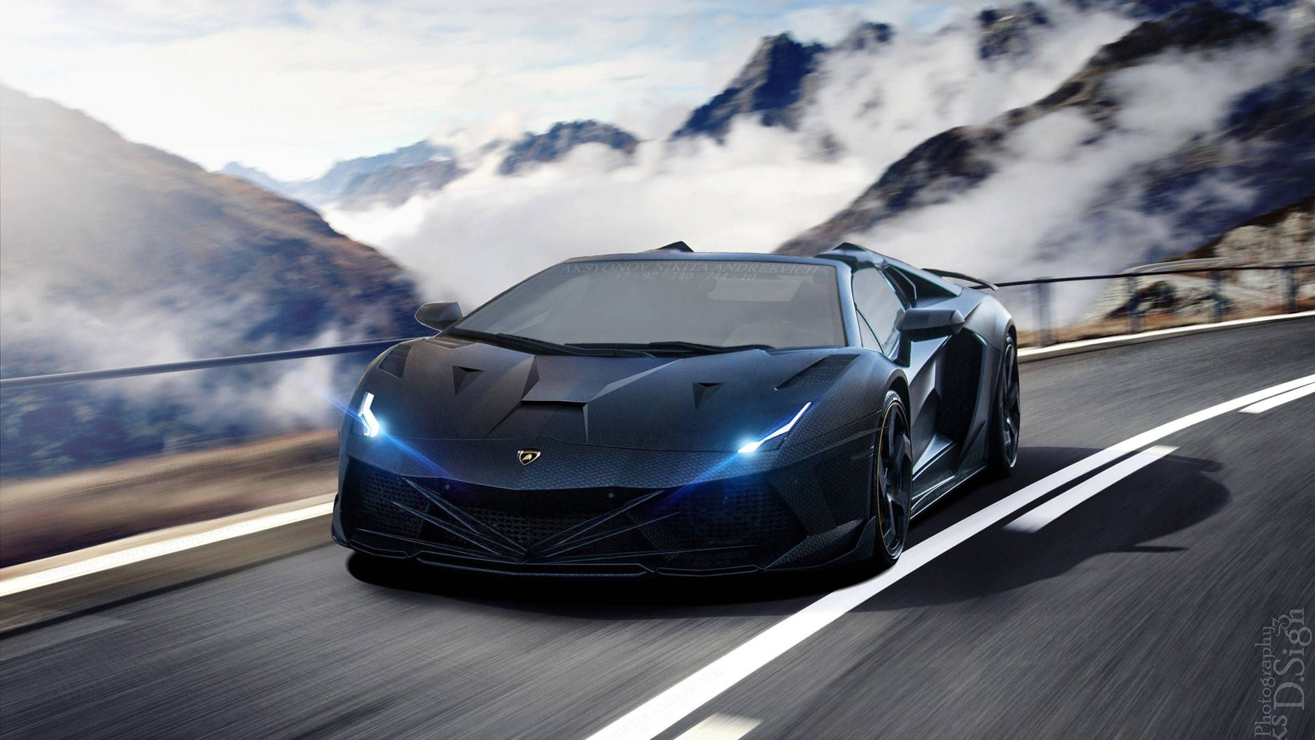 Feel The Power Of An Unreal Lamborghini Aventador Wallpaper