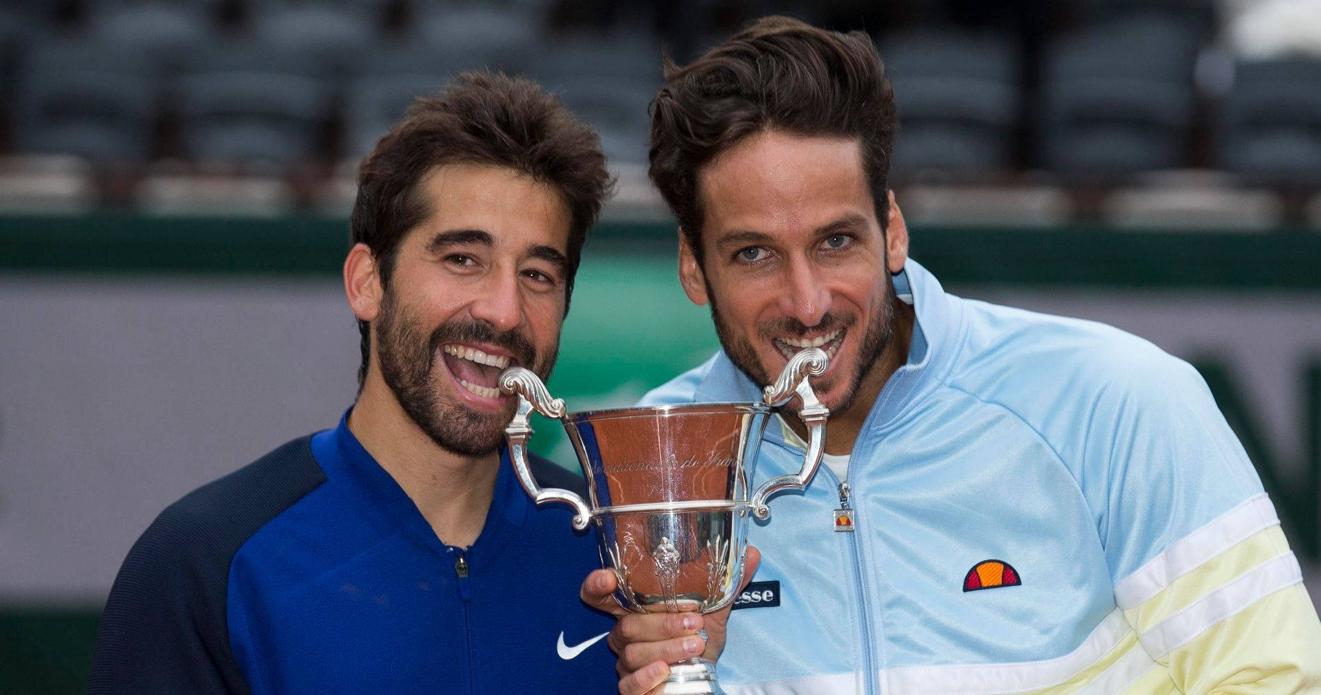 Feliciano Lopez And Marc López Wallpaper