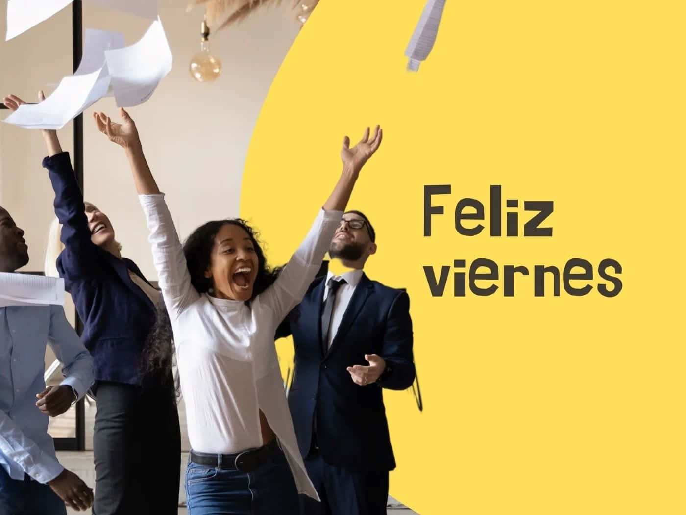 Feliz Viernes Celebration Wallpaper