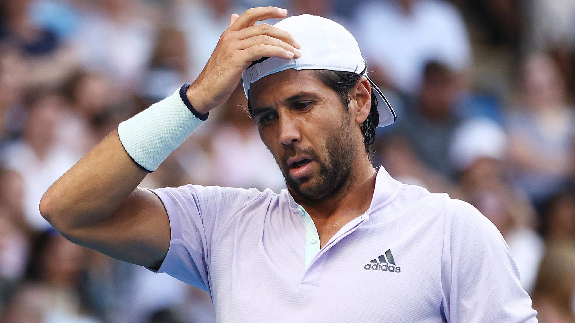 Fernando Verdasco Rubbing Forehead Wallpaper