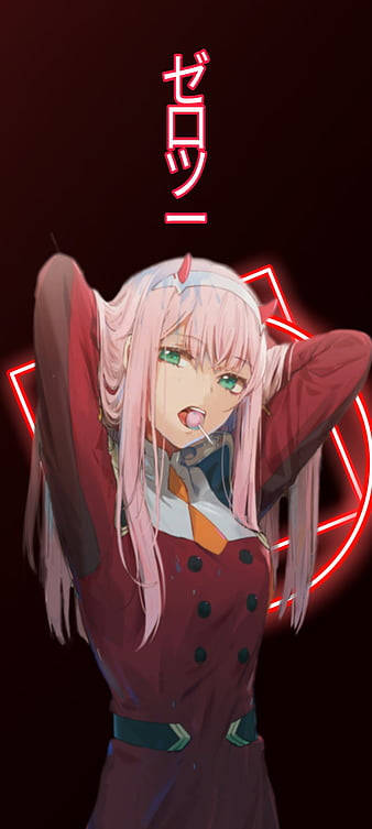 Fierce Hot Zero Two Phone Wallpaper