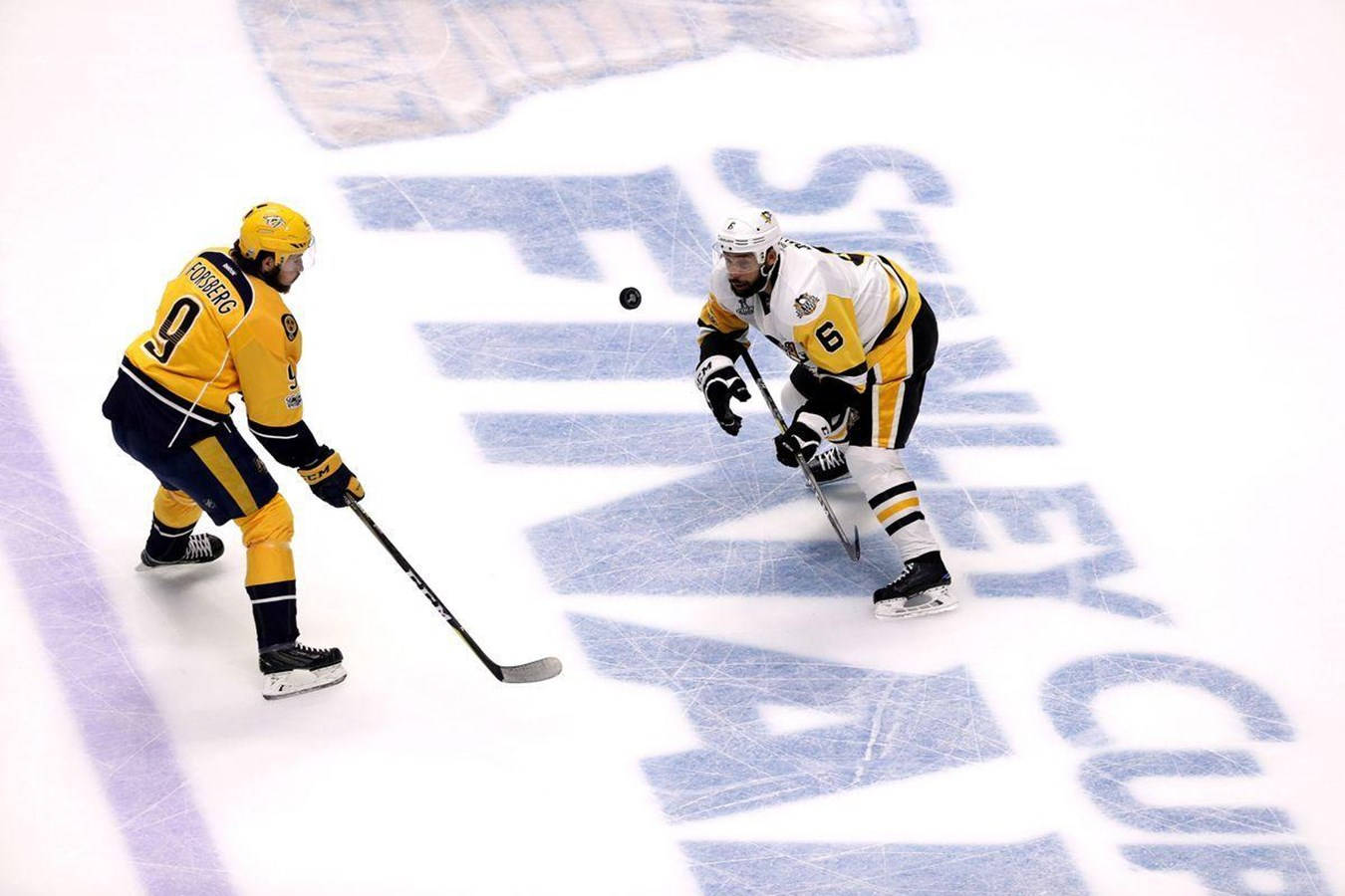 Filip Forsberg Against Evan Rodrigues Wallpaper