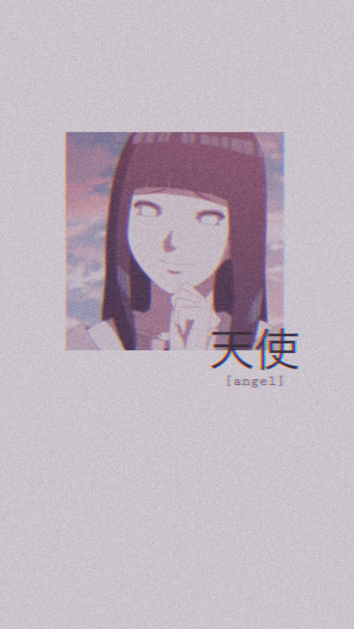 Film Grain Aesthetic Hinata Angel Wallpaper