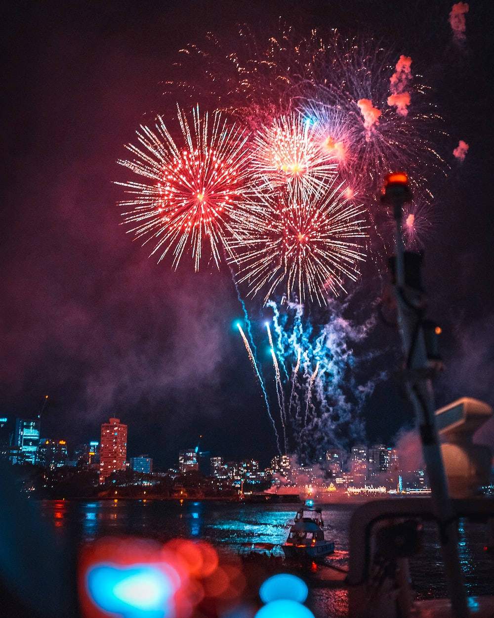 Fireworks Display For New Year Wallpaper