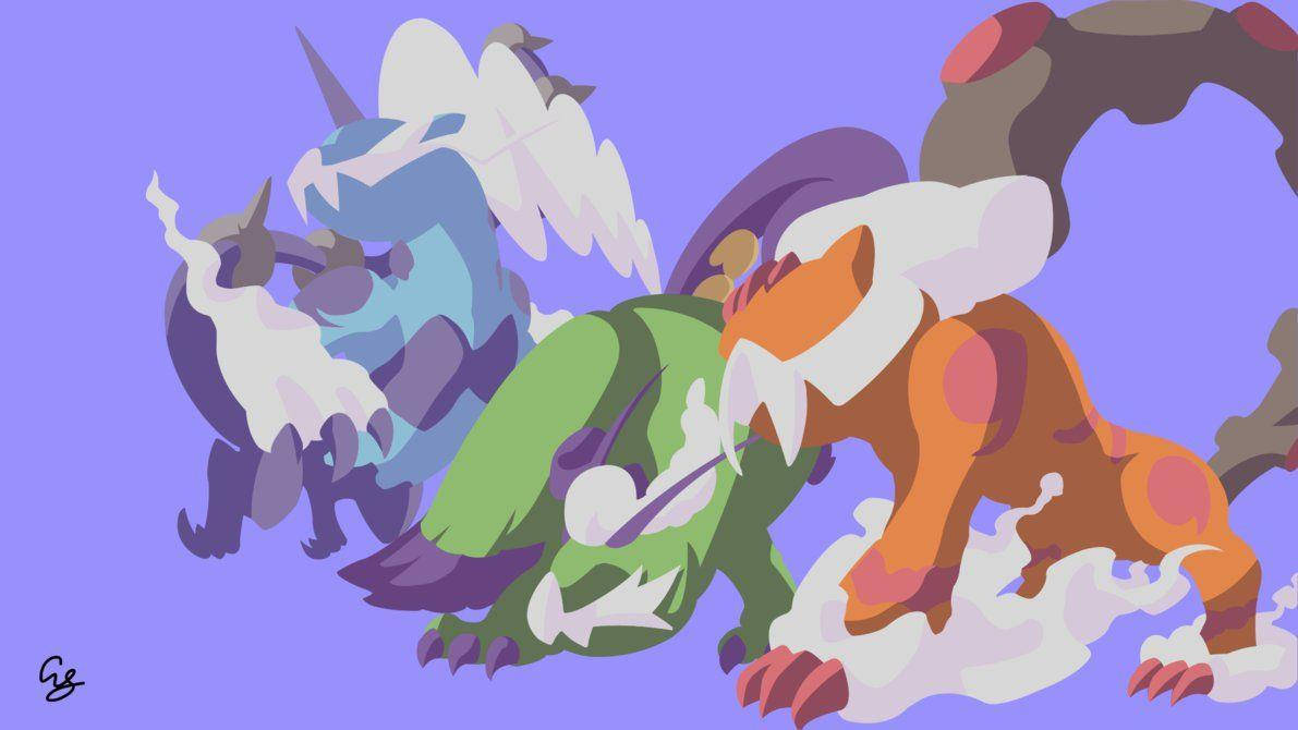 First Form Landorus, Thundurus, Tornadus Wallpaper