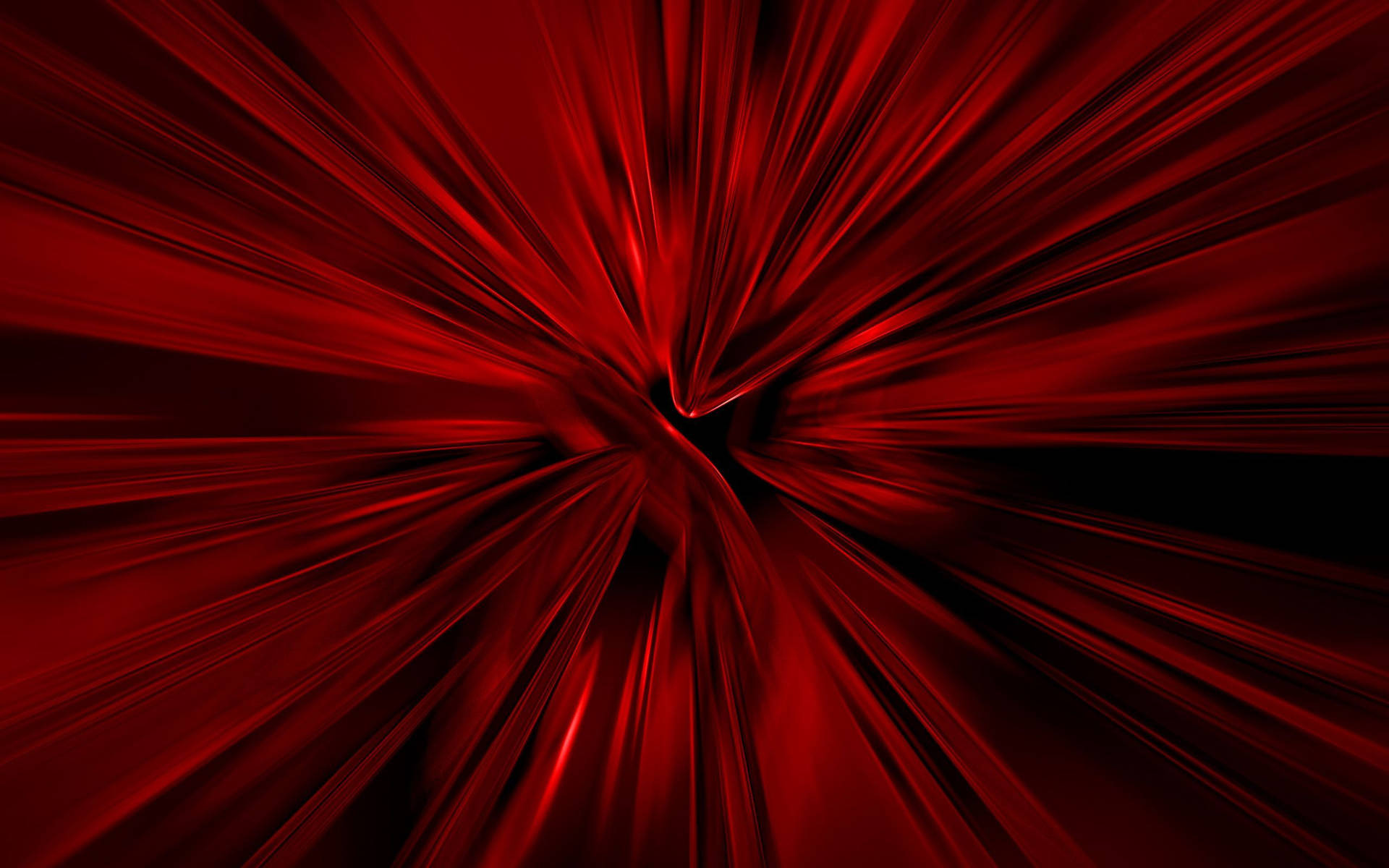 Flash Of Cool Red Light On Black Wallpaper