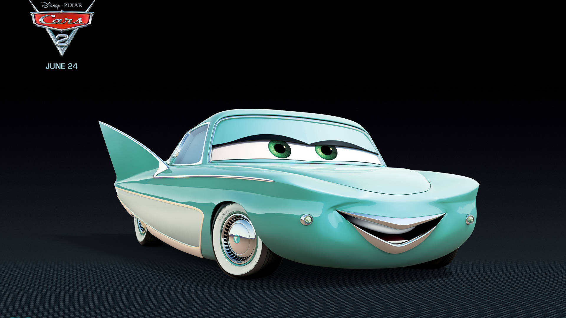 Flo From Pixar's Cars Wallpaper