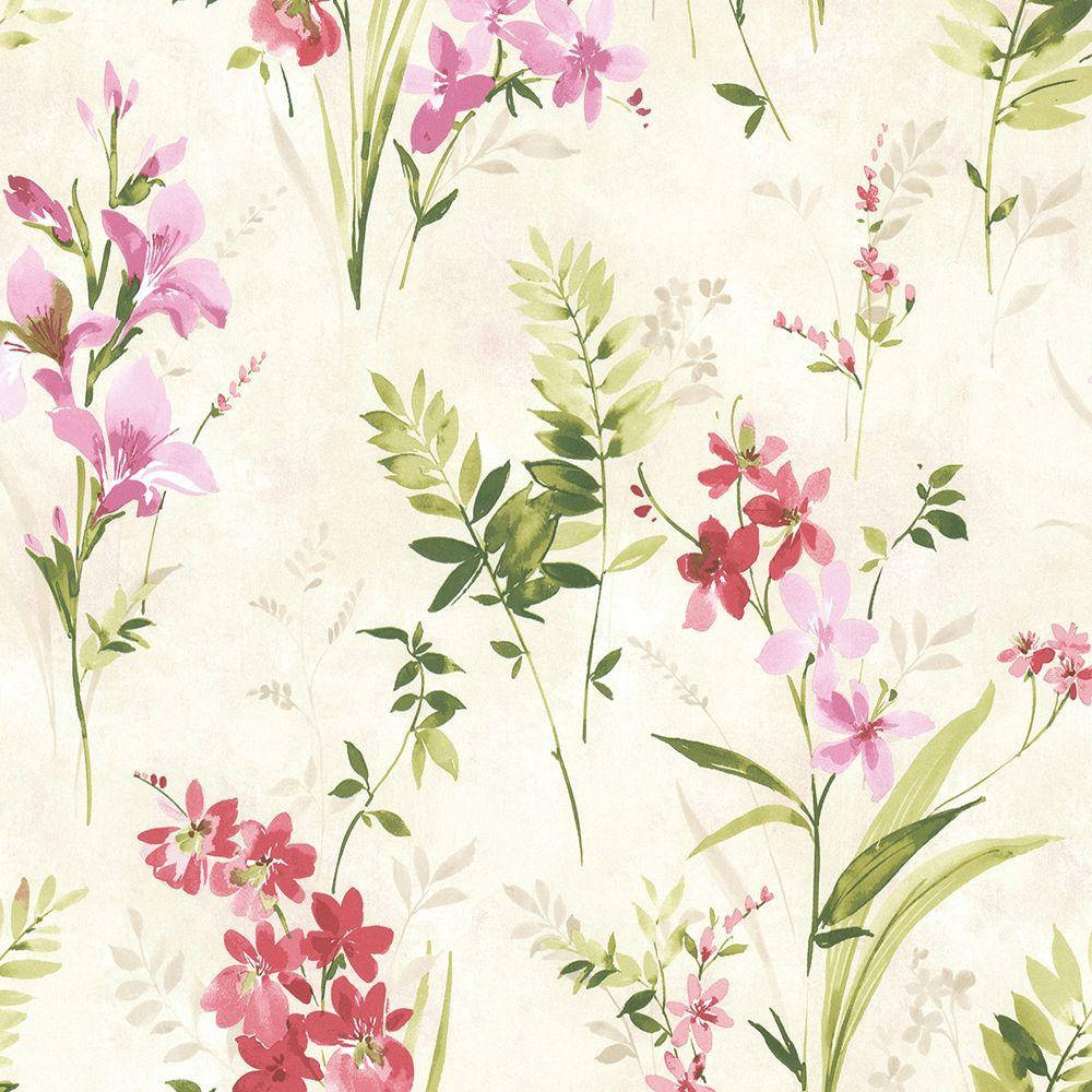 Floral Watercolor Art Wallpaper