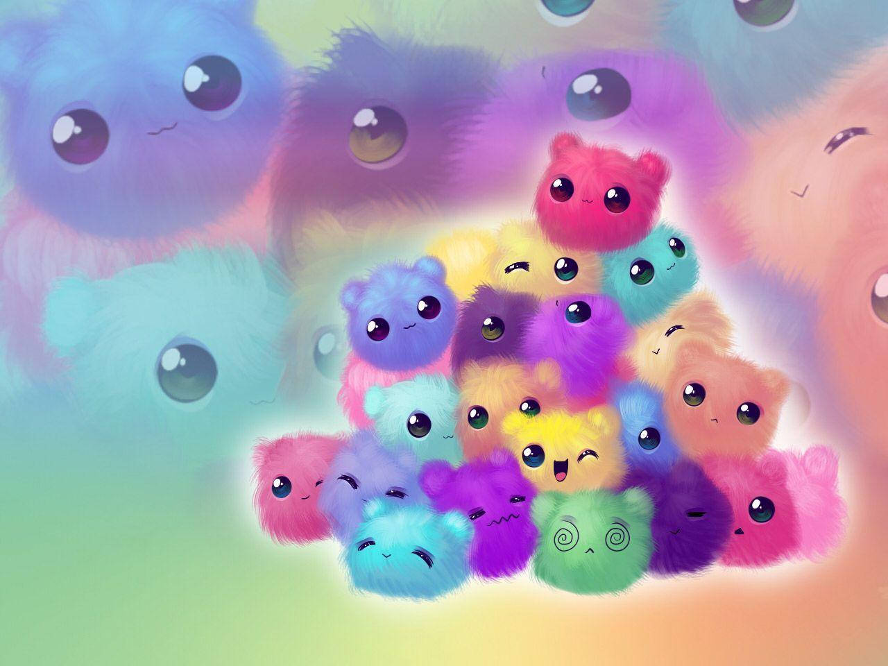 Fluffy Animal Cute Desktop Wallpaper