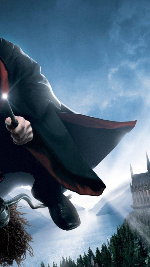 Flying Harry Potter Iphone Wallpaper