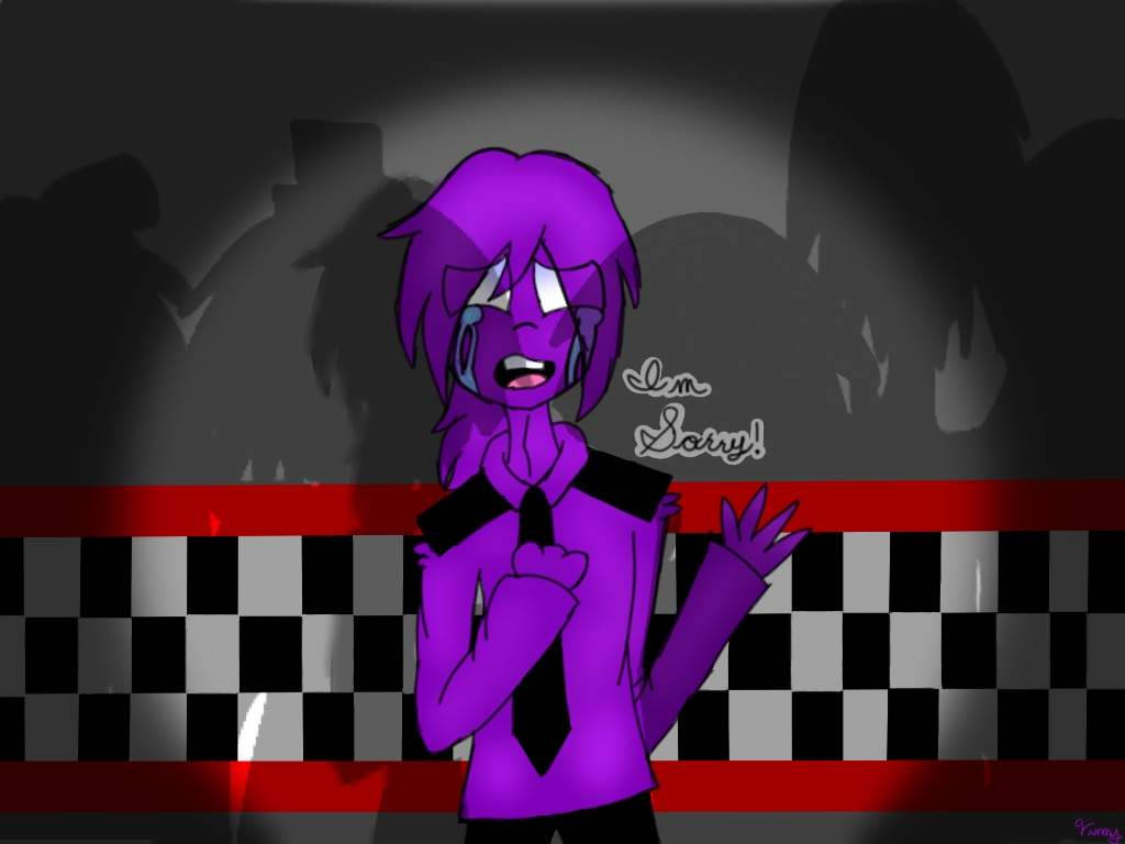 Fnaf Purple Guy Crying Wallpaper