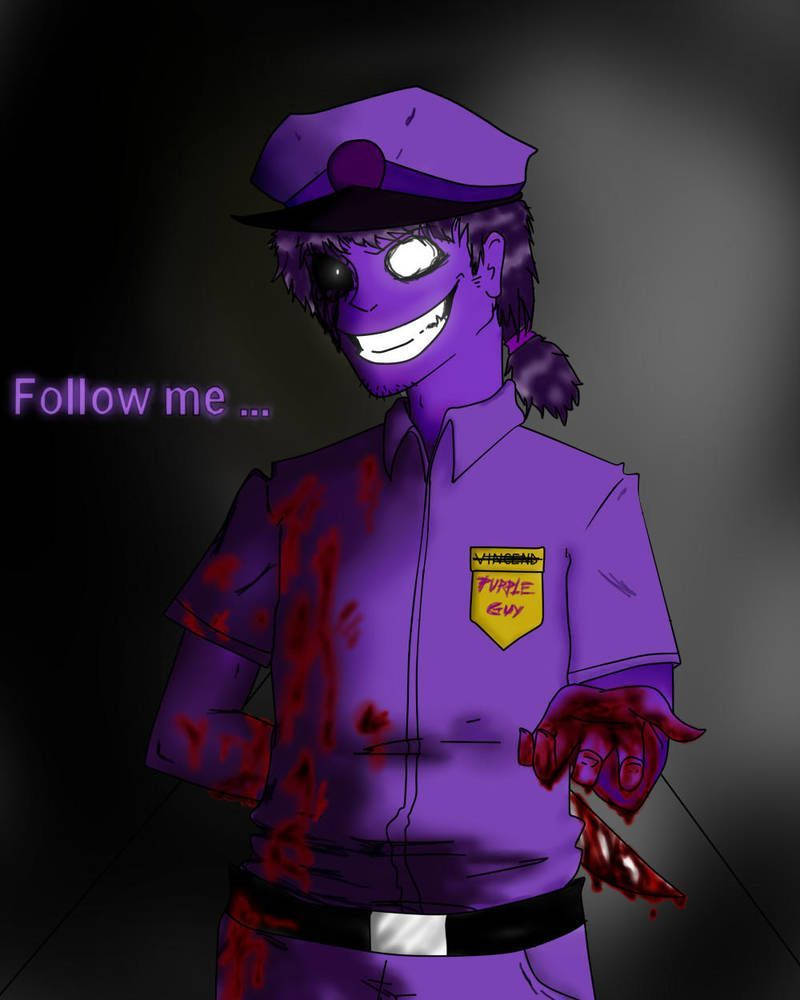 Fnaf Purple Guy Follow Me Wallpaper