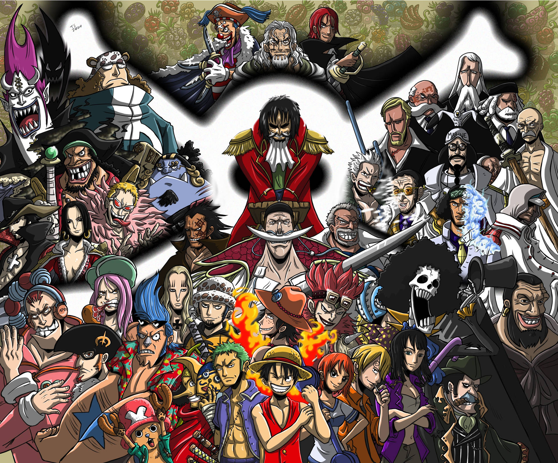Follow The Straw Hat Pirates' Epic Voyage! Wallpaper