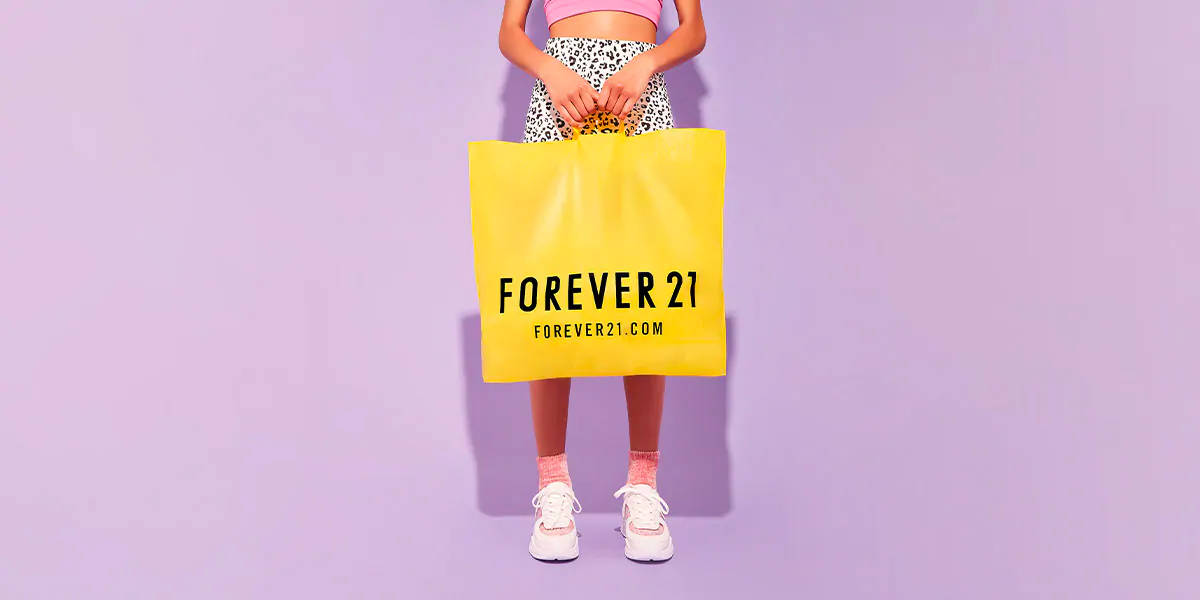 Forever 21 Yellow Shopping Bag Wallpaper