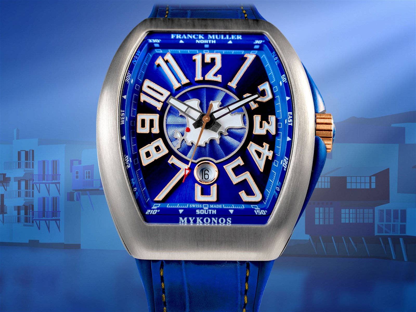 Franck Muller Blue Wallpaper