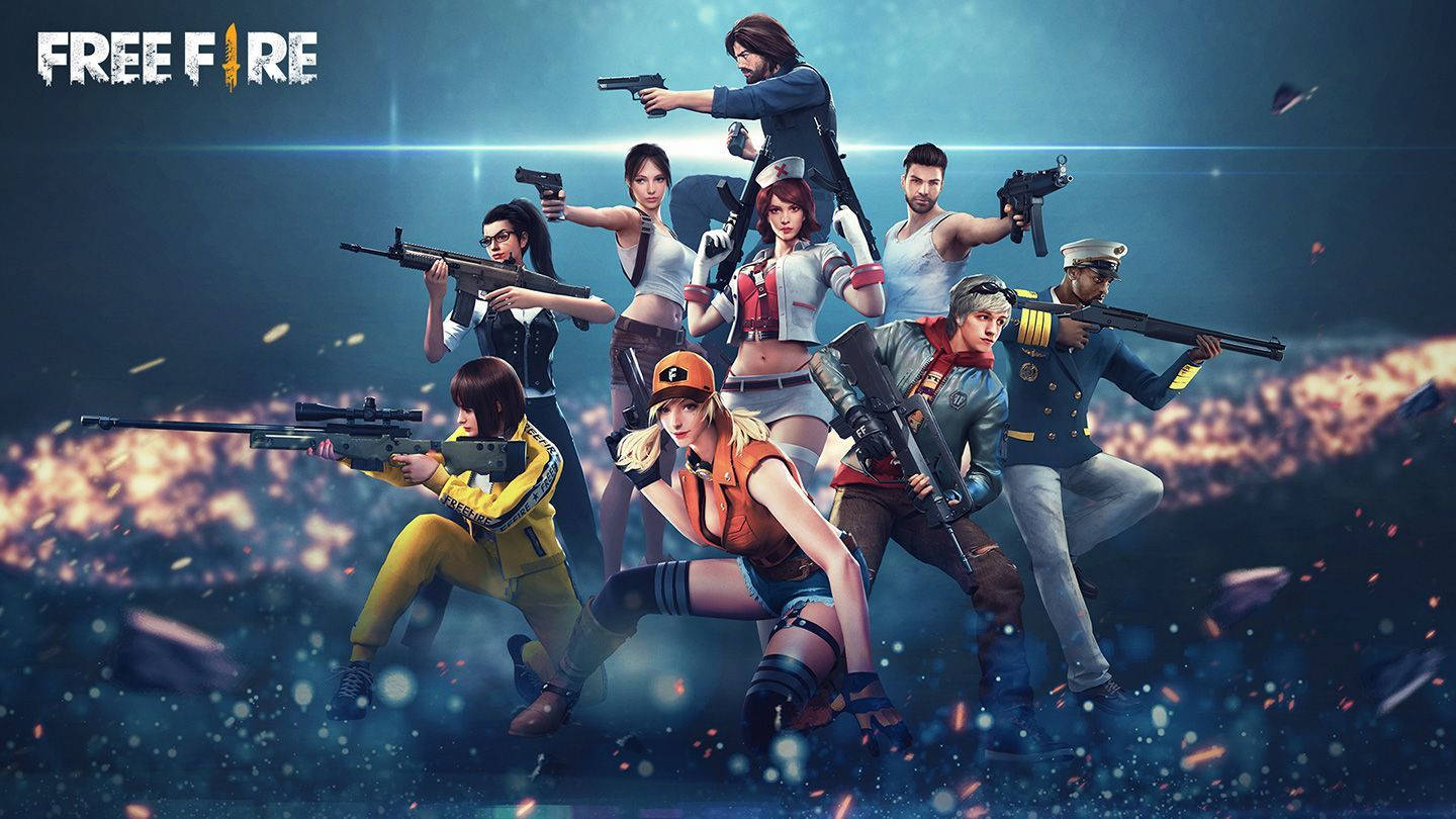 Free Fire 4k Characters Wallpaper