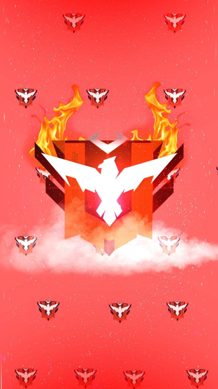 Free Fire Heroic Pattern Wallpaper