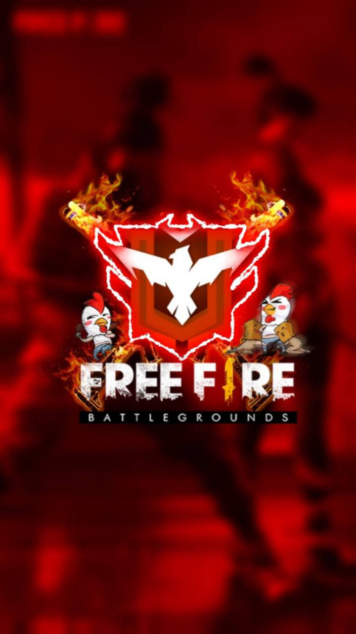 Free Fire Red Background Wallpaper