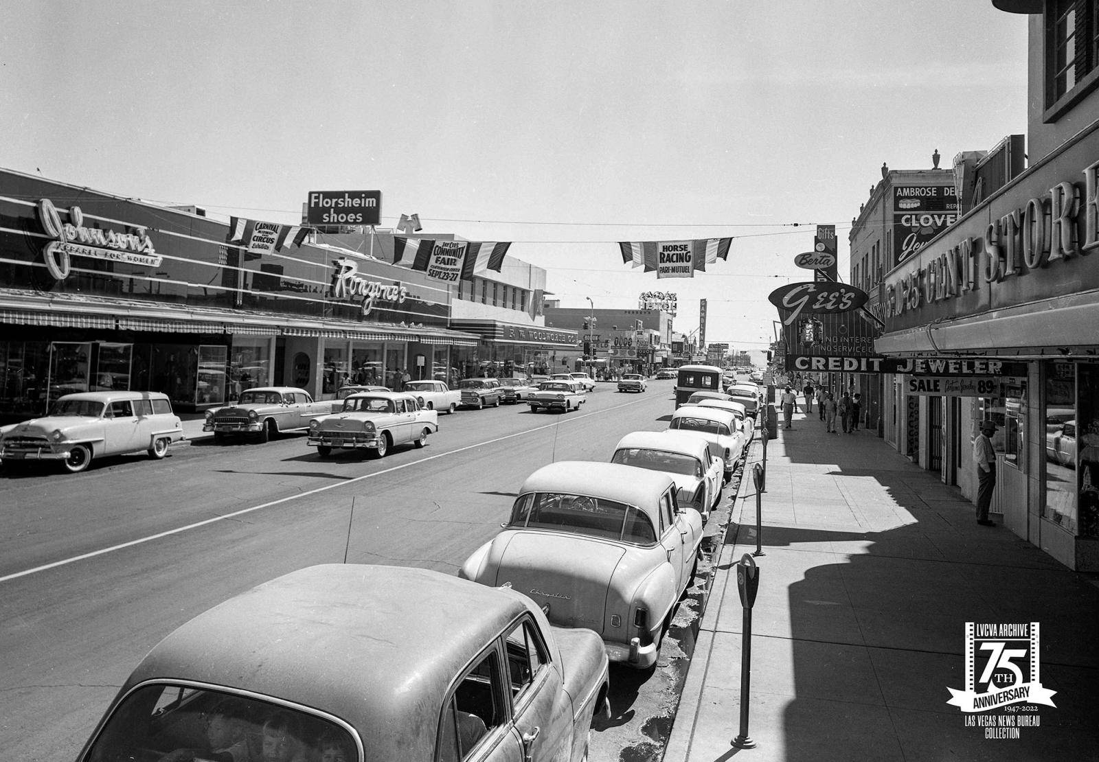 Fremont Street In 1959 Wallpaper