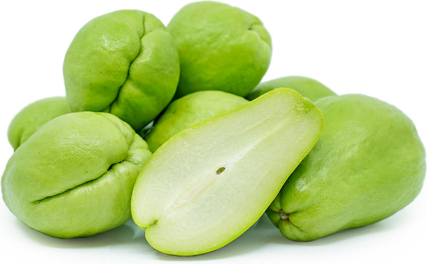 Fresh Chayote With Smooth Green Texture Wallpaper